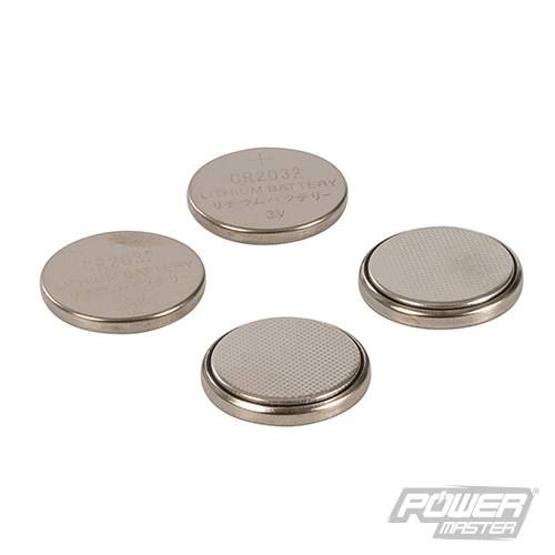 PowerMaster Lithium Button Cell Battery CR2032 4pk CR2032 675789