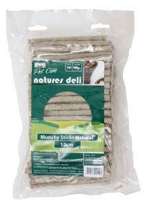 PPI 12cm Rawhide Munchy Stks Nat 100 Pk [SNG] 900g - 12310