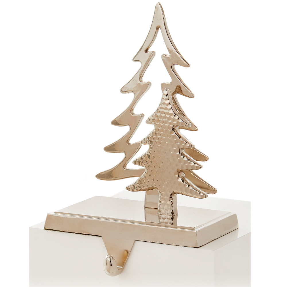 Premier Decorations Home Decor Stocking Hook Metal Hanger Double Christmas Tree