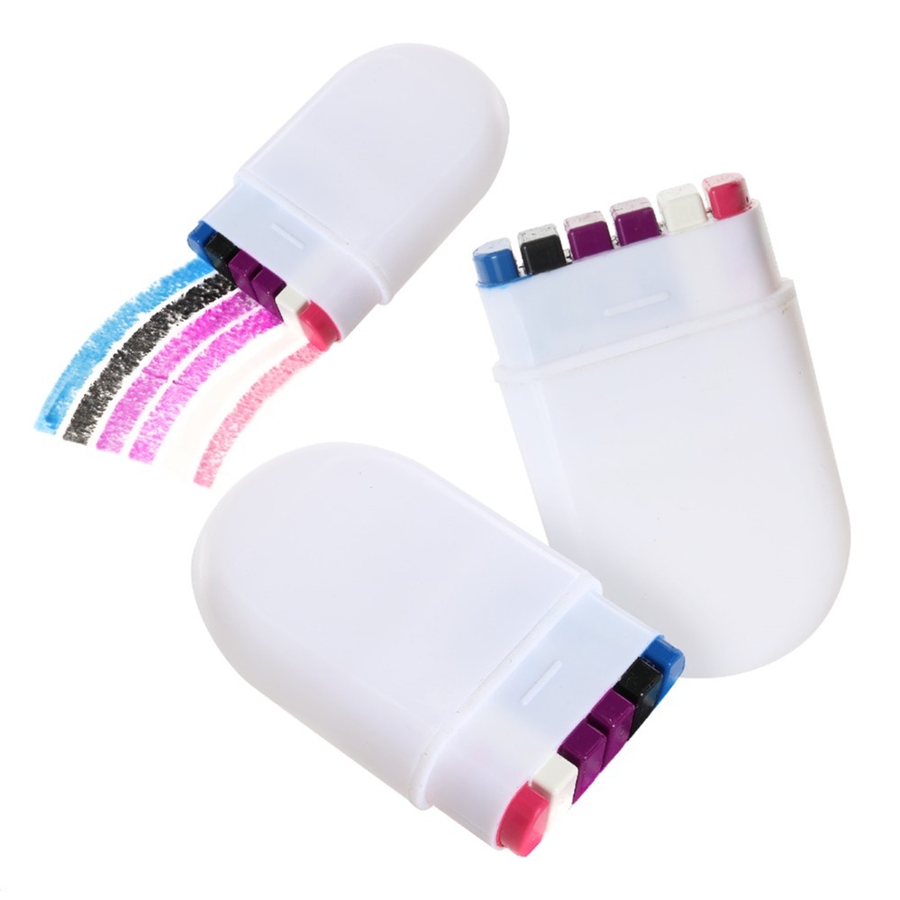 Genderfluid Pride Makeup Stick – Blue, Black, Pink, Purple & White Pigmented Face Paint (Available in Multiple Pack Sizes)