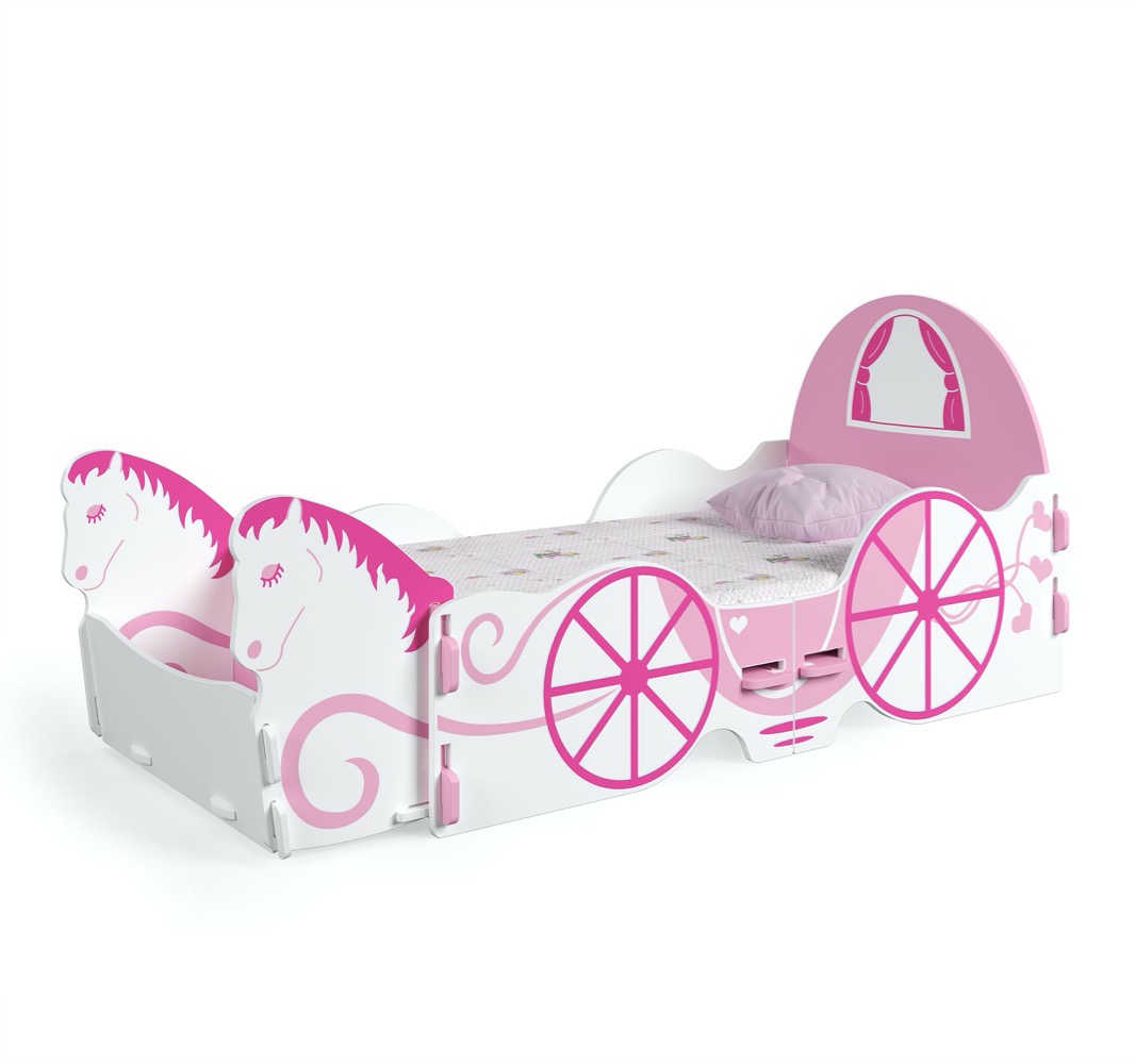 Click to view product details and reviews for Kids Princess Carriage Junior Bed.