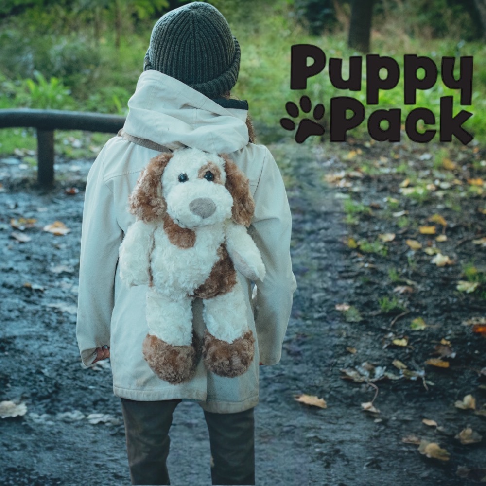 Puppy Pack Kids Backpack | Cute Soft Animal Children Rucksack