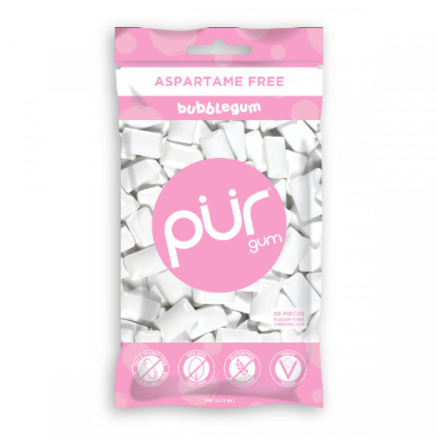 Click to view product details and reviews for Pur Bubblegum Gum Bag 55 Piece X 12 93314.