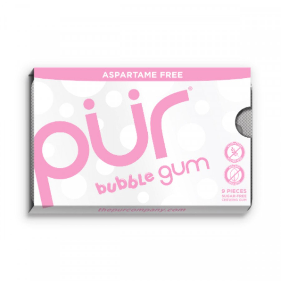Click to view product details and reviews for Pur Bubblegum Gum Blister 9 Piece X 12 93306.