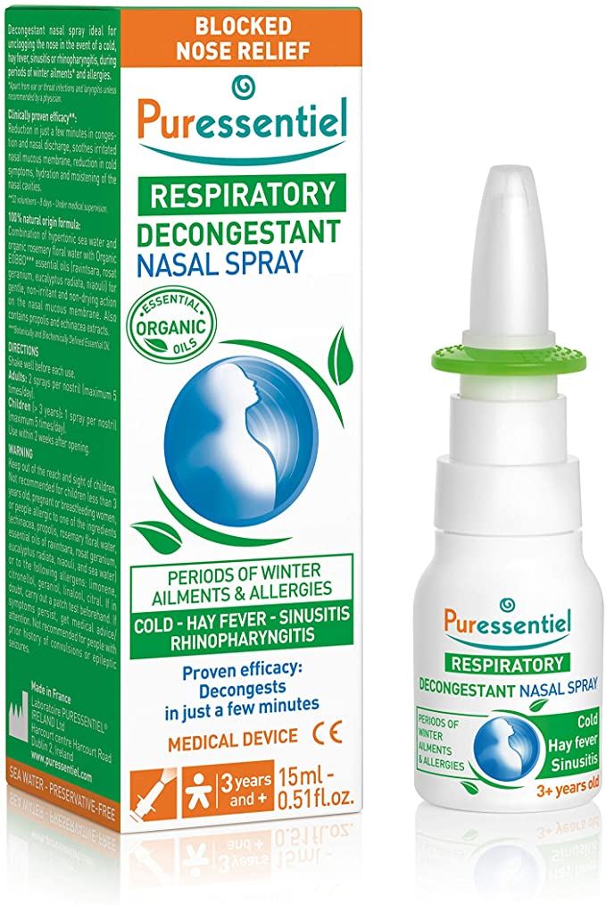 Click to view product details and reviews for Puressentiel Respiratory Decongestant Nasal Spray 15ml 703229.