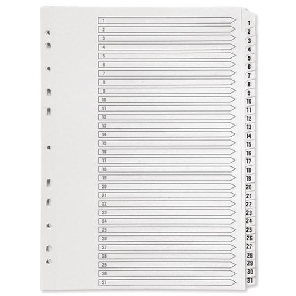 Click to view product details and reviews for Q Connect 1 31 White Board Indexes Kf01936.