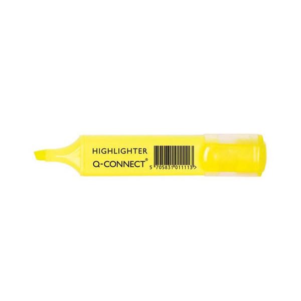 Click to view product details and reviews for Q Connect Highlighter Pen Yellow P10 Kf01111.