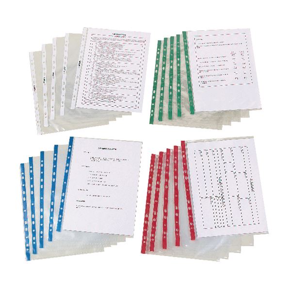 Click to view product details and reviews for Q Connect Punched Pocket Glass Pk100 Kf01121.