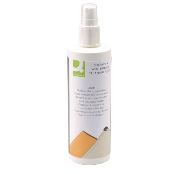 Click to view product details and reviews for Q Connect Whiteboard Cleaner 250ml Kf04552.