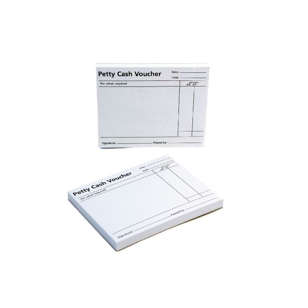 QCONNECT PETTY CASH VOUCHER PAD PETP100 - KF00103
