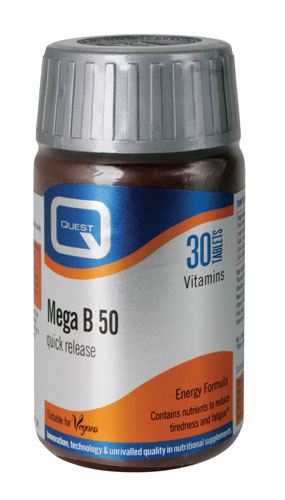 Click to view product details and reviews for Quest Mega B 50mg Tablets 30s 80833.