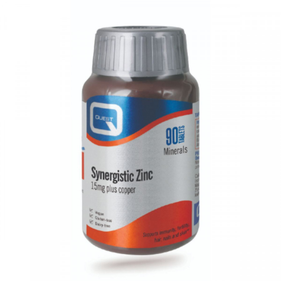 Click to view product details and reviews for Quest Synergistic Zinc 15mg Tablets 90s 80190.
