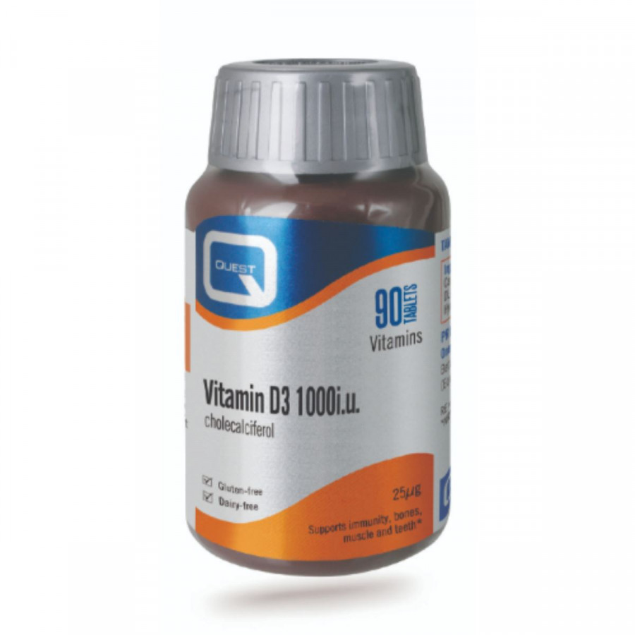 Click to view product details and reviews for Quest Vitamin D3 1000iu Tablets 90s 85573.