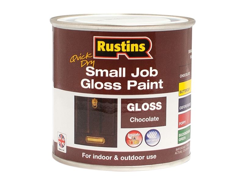 Click to view product details and reviews for Quick Dry Small Job Gloss Paint Chocolate 250ml Russjpchocqd Zz.