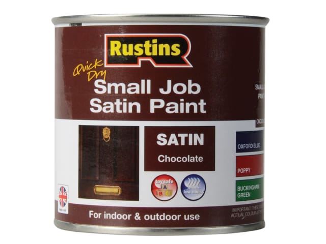 Click to view product details and reviews for Quick Dry Small Job Satin Paint Chocolate 250ml Russjpschoqd Zz.