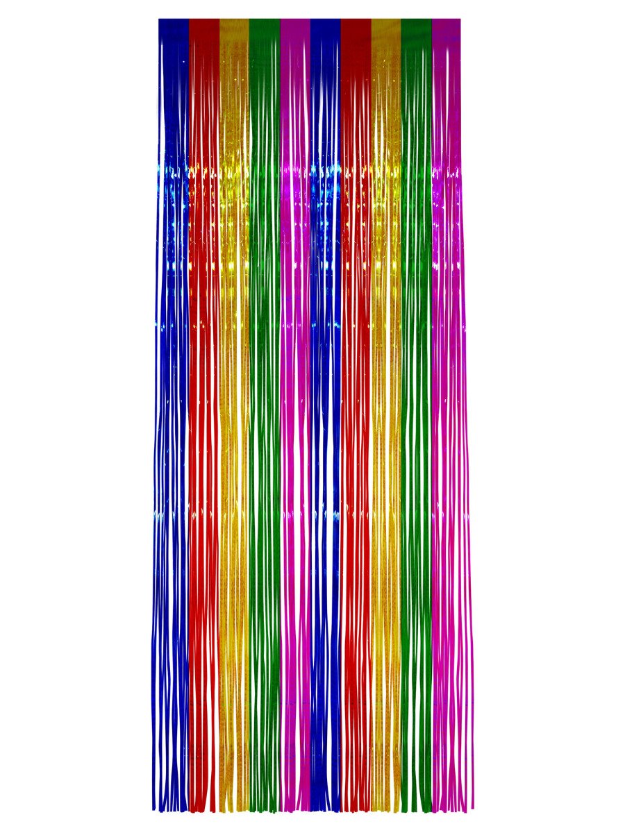 Rainbow Foil Door Curtain