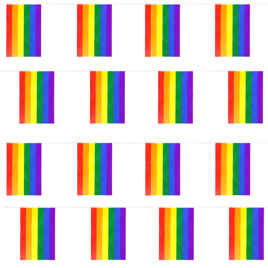 Click to view product details and reviews for Rainbow Pride 10 Metre With 24 Flag Bunting.