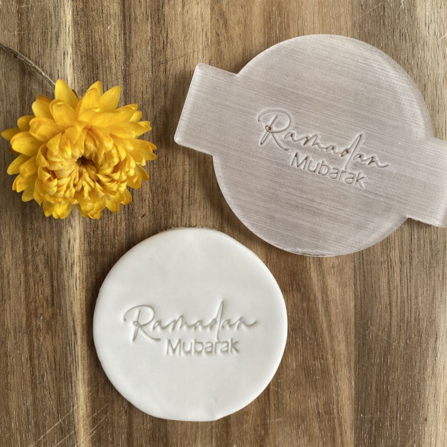 Click to view product details and reviews for Ramadan Mubarak Cupcake Icing Embosser Eid Ramadan Food Decoration.