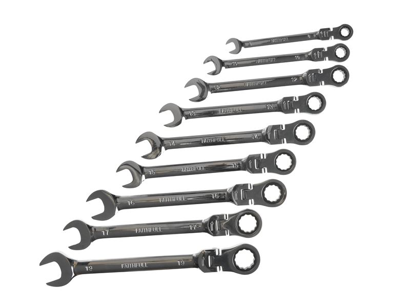 Click to view product details and reviews for Ratchet Combination Spanner Flex Head Set 9 Piece Faisparat9s.