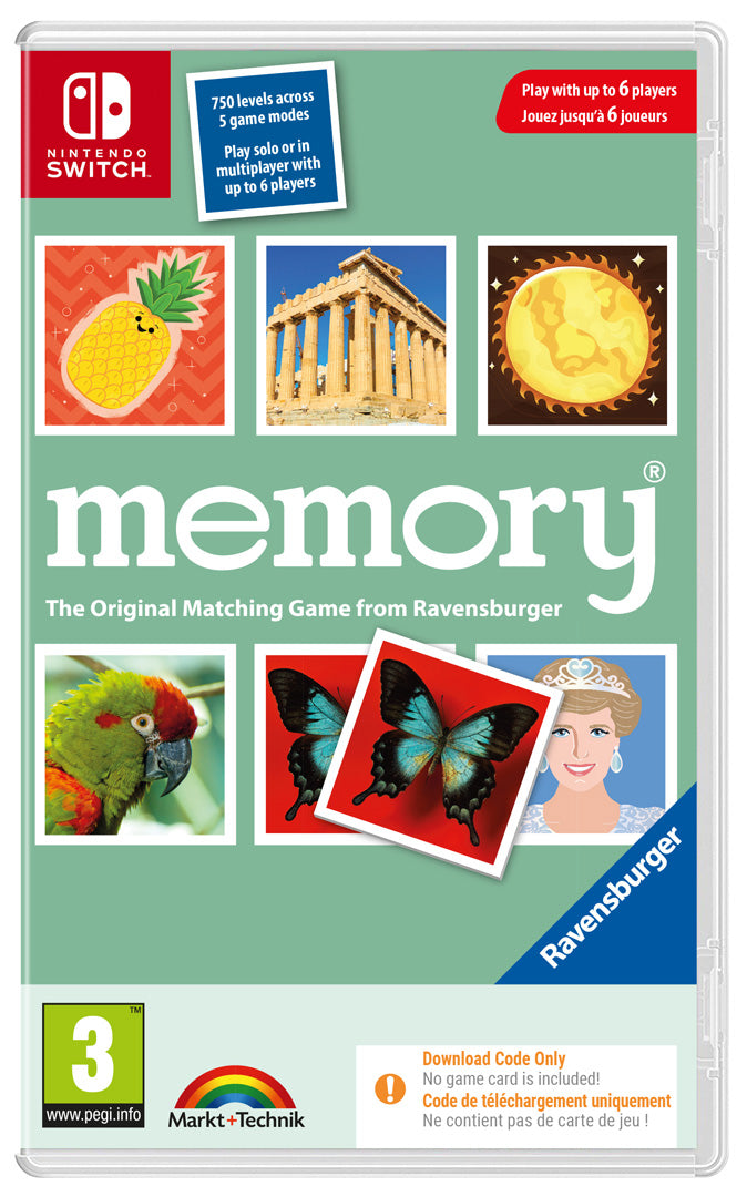 Ravensburger: Memory - Nintendo Switch - Code In A Box