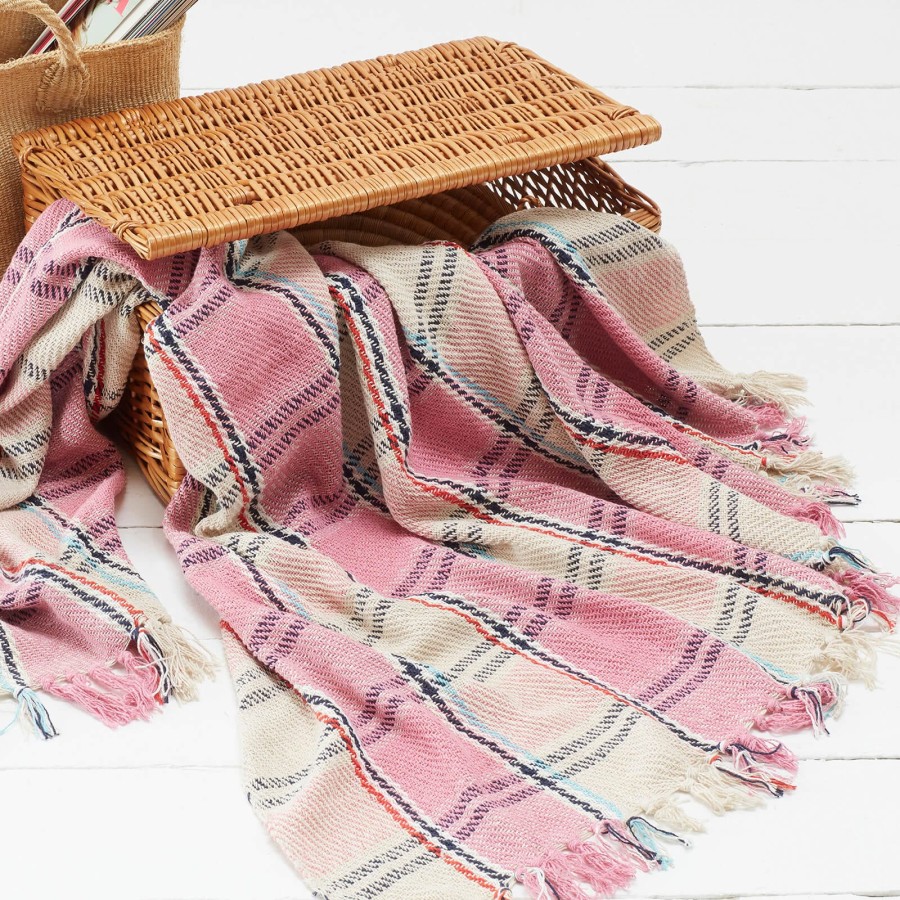 Recycled Picnic Blanket 100% Cotton Fibres Travel Rug 2 Sizes