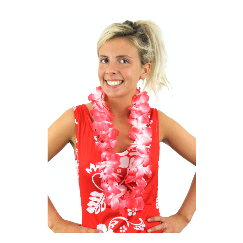 Red Hawaiian Lei