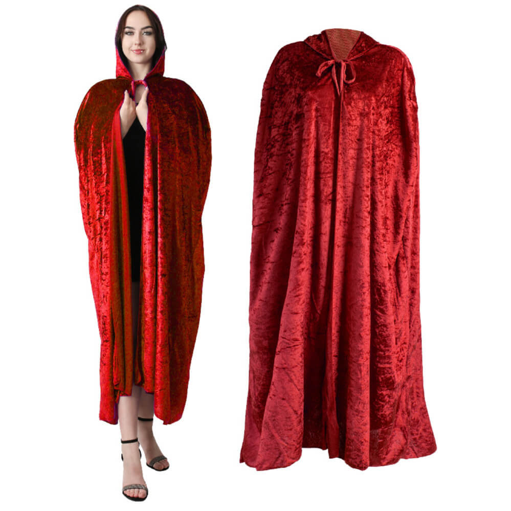 Click to view product details and reviews for Red Hooded Vampiress Velour Cape. Click to view product details and reviews for Red Hooded Vampiress Velour Cape.