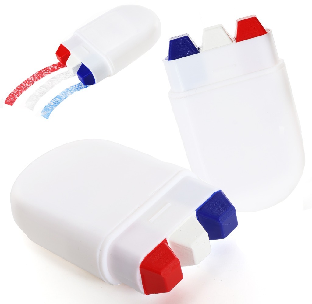 Red, White & Blue France/ Netherlands Face Paint Stick