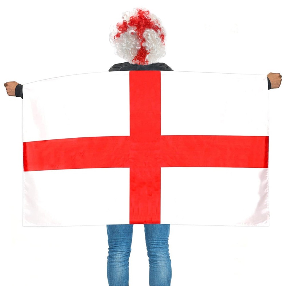 Click to view product details and reviews for Red White England Supporters Afro Wig Cape Pack Of 1.