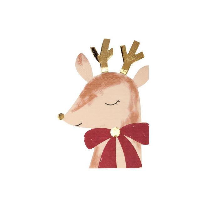 Click to view product details and reviews for Reindeer Napkins Pack Of 16.