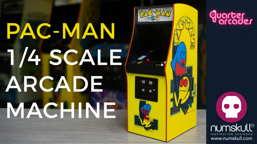 Replica PAC-MAN ¼ scale arcade cabinet