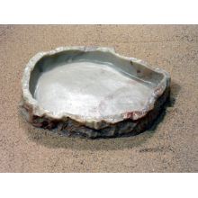 Click to view product details and reviews for Resin Shallow Rock Bowl Lge 174805.