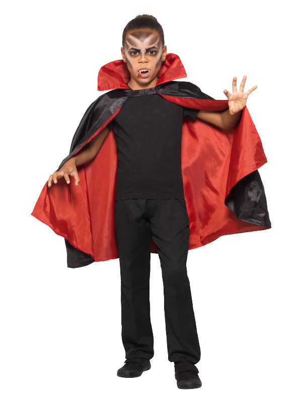 Click to view product details and reviews for Reversible Vampire Cape Black Red.