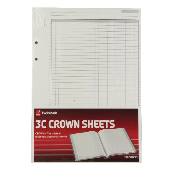 Click to view product details and reviews for Rexel Crown 3c F9 Treble Cash Pk100 Tw75849.