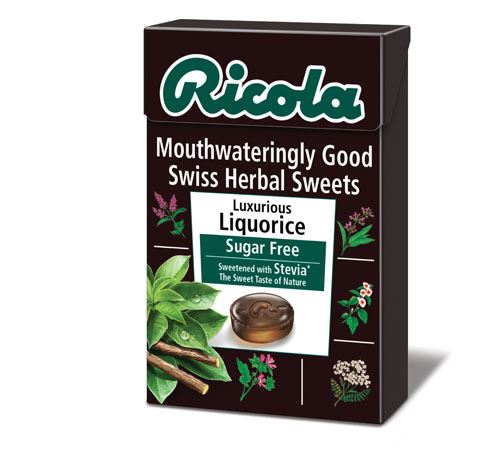Ricola Box - Liquorice Sugar Free - 45g - 74405 | Cazaar