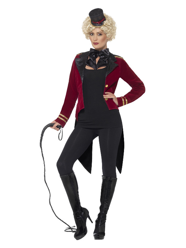 Click to view product details and reviews for Ringmaster Costume Red With Jacket Top Hat Medium.