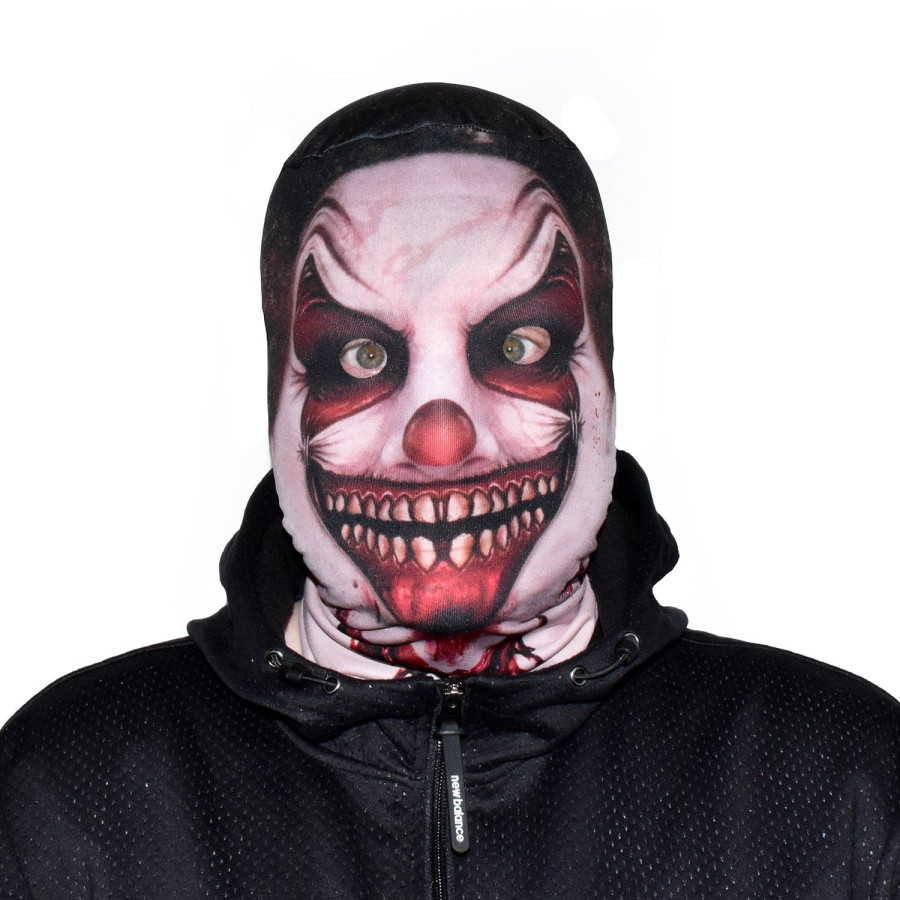 Click to view product details and reviews for Ripped Grin Clown Faceskin.