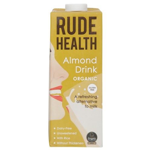 Click to view product details and reviews for Rude Health Organic Almond Drink 1ltr 77803.