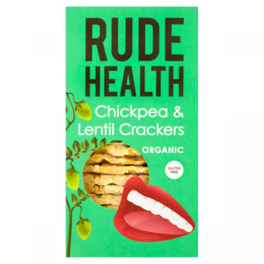 Click to view product details and reviews for Rude Health Organic Chickpea Lentil Gluten Free Crackers 120g X 5 90591.