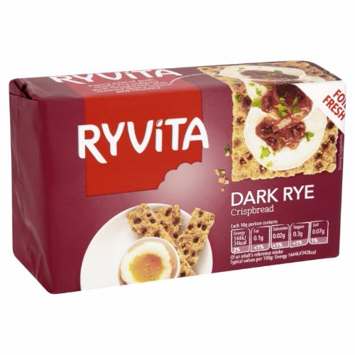 Ryvita  Dark Rye Crispbread - 250g x 16 - 74737
