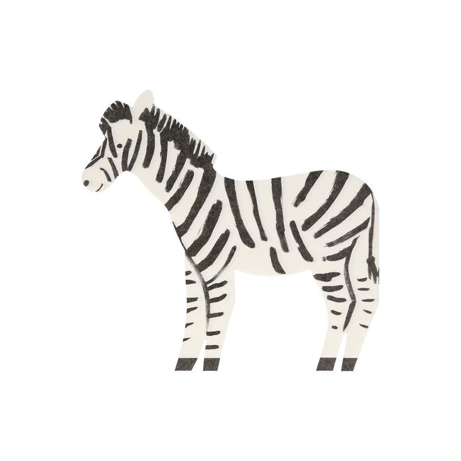 Click to view product details and reviews for Safari Zebra Napkins Pack Of 20.