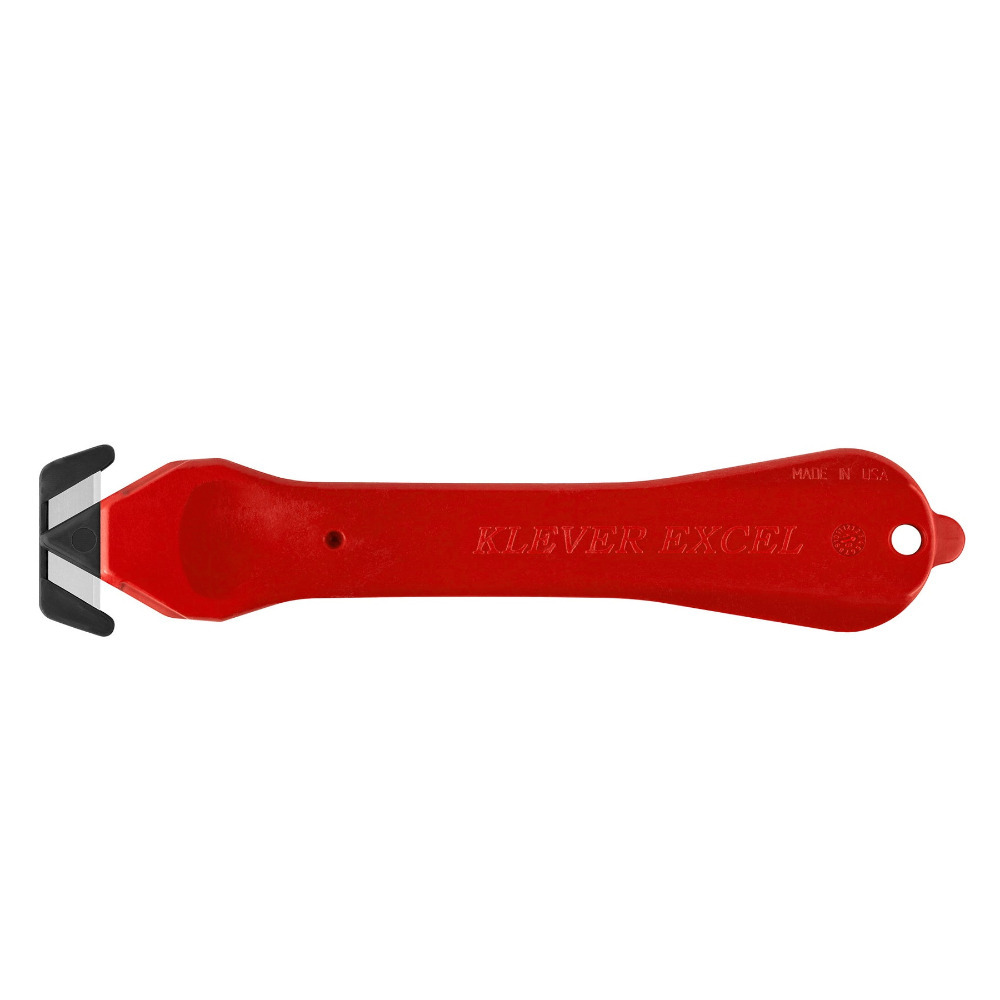 Safety Box Cutter Klever Excel Narrow Cut Handy Box Opener Knife Tool Red
