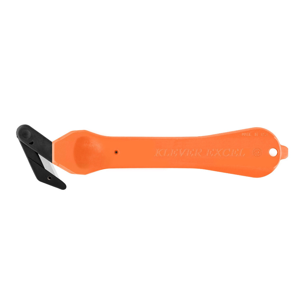 Safety Box Cutter Klever Excel Wide Cut Handy Box Opener Knife Tool Orange