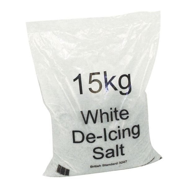 SALT BAGS 15KG X 72 WHITE 1 PALLET - WE07586