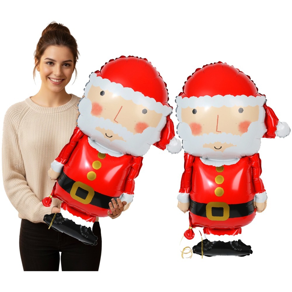 25" Santa Design Foil Balloon