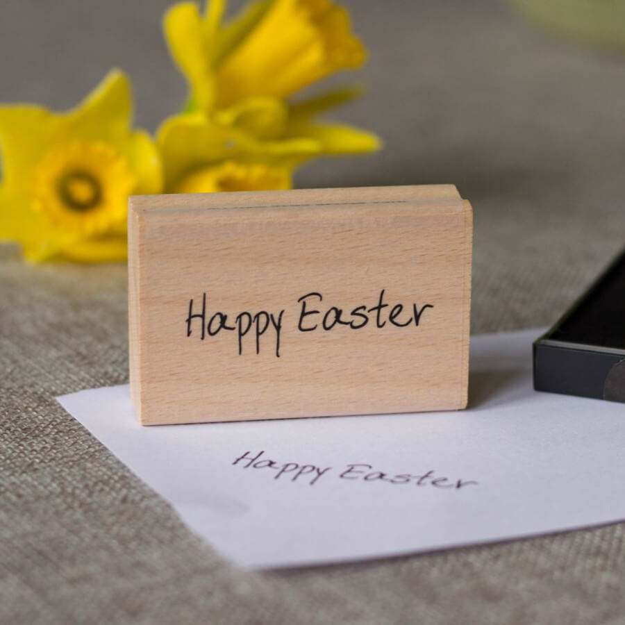 Easter Rubber Ink Stamp Mounted Craft Scrapbook