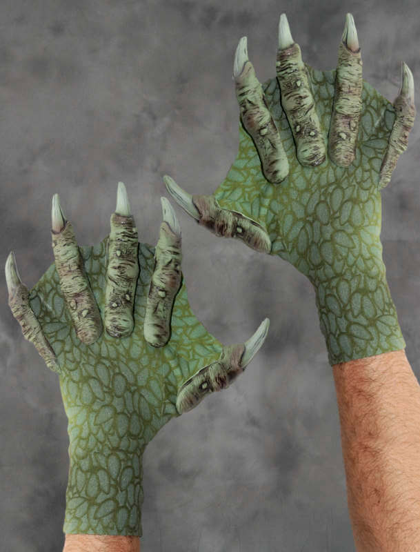 Sea Creature Underwater Monster Gloves with claws