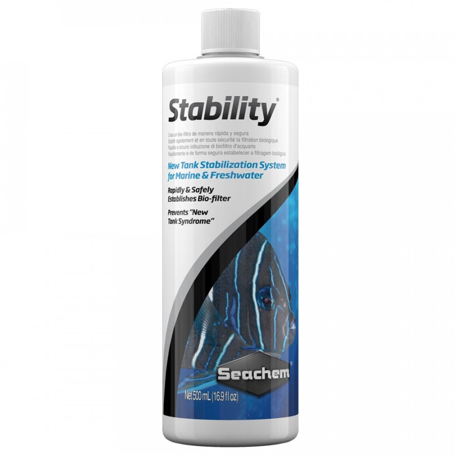 Image showcasing Seachem Stability New Tank Stabilization 250/500ml | Cazaar