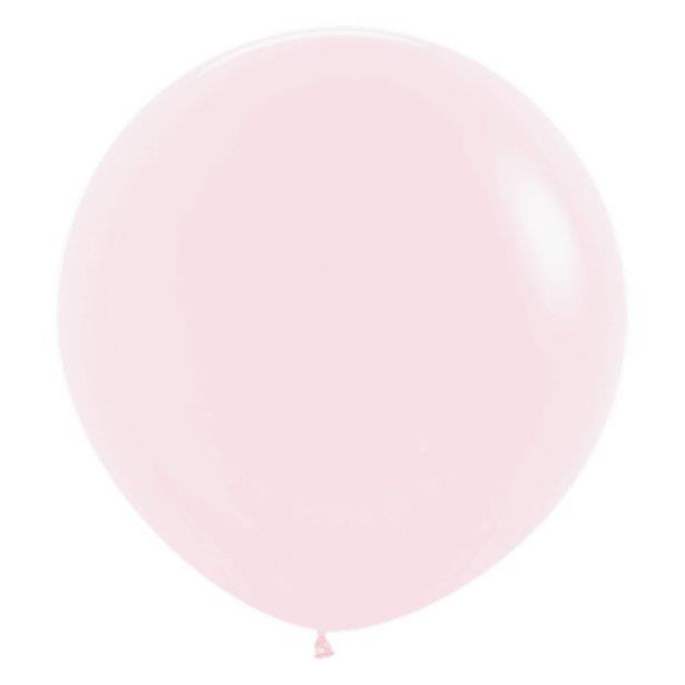 Sempertex Party Decoration 3 x 24" Biodegradable Latex Pastel Balloons - Pink