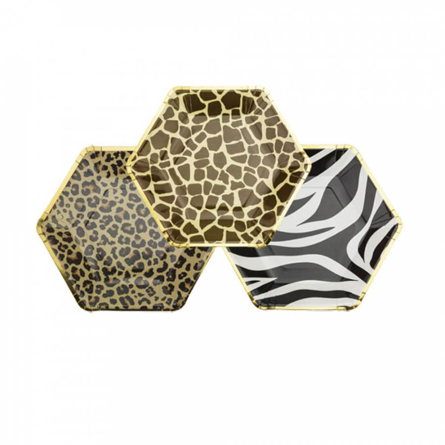 Click to view product details and reviews for Safari Animal Print Paper Plates X 9.
